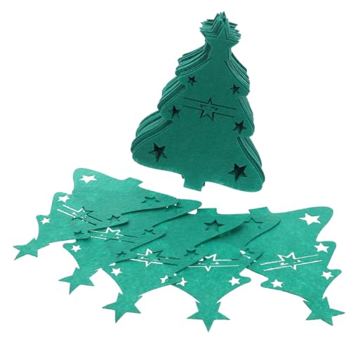 DECOMELODY 48 Teiliges Weihnachtsbesteckset Dekor Geschirr Utensilienhalter Weihnachtsbaum Bestecktasche Weihnachtssilberhalter Weihnachtsgabelschneidertasche Weihnachtsbaum von DECOMELODY
