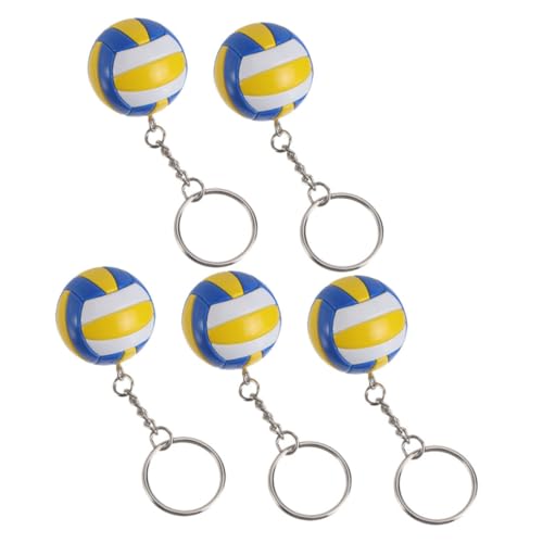DECOMELODY 5 Stück Teiliges Volleyball Schlüsselanhänger Langlebige Sportanhänger Vielseitige Dekoration für Rucksack Auto Handtasche Sportliches Andenken für Volleyballspieler und DECOMELODY 5 Stück Teiliges Volleyball Schlüsselanhänger Langlebige Sportanhänger Vielseitige Dekoration für Rucksack Auto Handtasche Sportliches Andenken für Volleyballspieler und von DECOMELODY