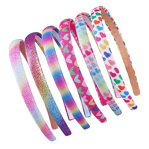 DECOMELODY 6 Stück Teiliges Haarreifen Bunte Farbverlauf Haarschmuck Originelles Festival Party Stirnband Robustes Material Einheitsgröße für Mädchen Farbenfrohe Kopfbedeckung DECOMELODY 6 Stück Teiliges Haarreifen Bunte Farbverlauf Haarschmuck Originelles Festival Party Stirnband Robustes Material Einheitsgröße für Mädchen Farbenfrohe Kopfbedeckung von DECOMELODY