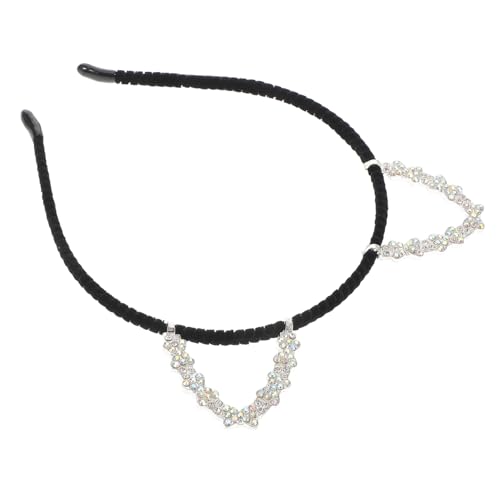 DECOMELODY Alloy Katzenohren Haarreif mit Strasssteinen Leichtes Modisches Stirnband für Frauen Mädchen Komfortabel und Langlebig Geeignet für Party Cosplay und Alltag DECOMELODY Alloy Katzenohren Haarreif mit Strasssteinen Leichtes Modisches Stirnband für Frauen Mädchen Komfortabel und Langlebig Geeignet für Party Cosplay und Alltag von DECOMELODY