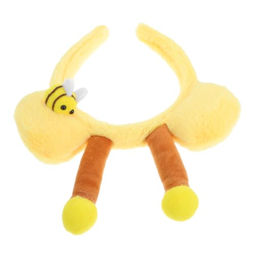 DECOMELODY Stirnband mit Bärenohren Aus Plüsch und Bienenantenne Party-kopfbedeckung für Erwachsene Jungen und Mädchen Bequem und für Halloween-kostüme DECOMELODY Stirnband mit Bärenohren Aus Plüsch und Bienenantenne Party-kopfbedeckung für Erwachsene Jungen und Mädchen Bequem und für Halloween-kostüme von DECOMELODY