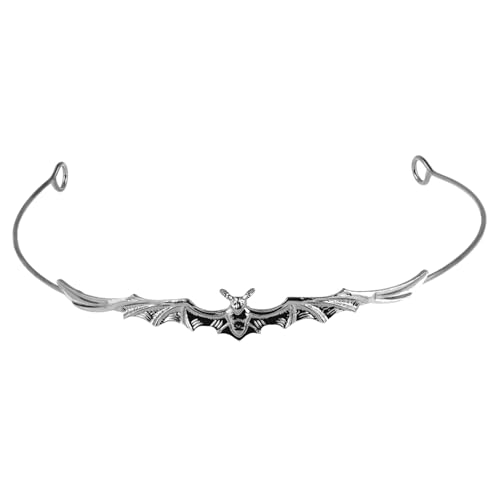 DECOMELODY Dekorativer Fledermaus Haarreif aus Metall Halloween Party Kopfschmuck Leichtes Gothic Bat Headband Stabiler Rahmen Komfortabel für Erwachsene und Fasching Accessoire DECOMELODY Dekorativer Fledermaus Haarreif aus Metall Halloween Party Kopfschmuck Leichtes Gothic Bat Headband Stabiler Rahmen Komfortabel für Erwachsene und Fasching Accessoire von DECOMELODY