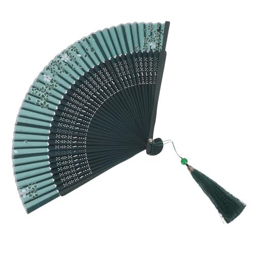 DECOMELODY Faltbarer Handfächer Vintage Chinesischer Fächer mit Blumenmuster Leicht und Robust als Tanz und Cosplay Requisite Party und Sommeraccessoire Handlich und Langlebig DECOMELODY Faltbarer Handfächer Vintage Chinesischer Fächer mit Blumenmuster Leicht und Robust als Tanz und Cosplay Requisite Party und Sommeraccessoire Handlich und Langlebig von DECOMELODY
