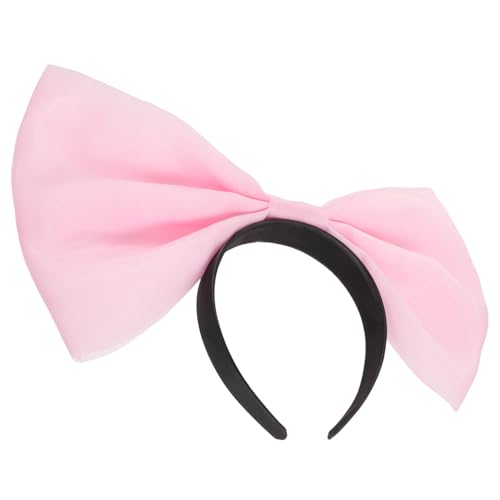 DECOMELODY Großer Schleifen Haarreifen für Damen Modisches Festival Haaraccessoire aus Satin für Partys Cosplay und Besondere Anlässe Hellrosa DECOMELODY Großer Schleifen Haarreifen für Damen Modisches Festival Haaraccessoire aus Satin für Partys Cosplay und Besondere Anlässe Hellrosa von DECOMELODY