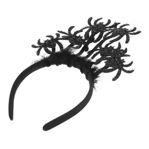 DECOMELODY Halloween Haarreif Erwachsene Spinnenhaarreif Schwarz Karneval Party Kopfschmuck Komfortabel Weich Halloween Kostüm Accessoire DECOMELODY Halloween Haarreif Erwachsene Spinnenhaarreif Schwarz Karneval Party Kopfschmuck Komfortabel Weich Halloween Kostüm Accessoire von DECOMELODY