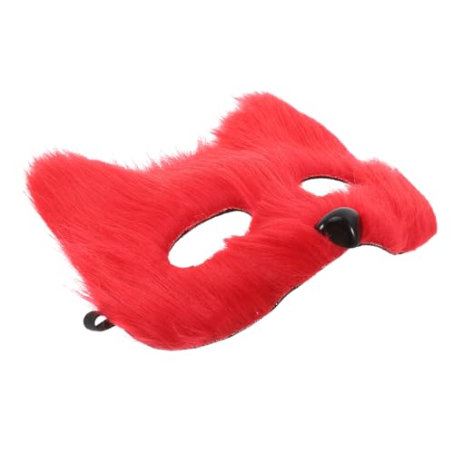 DECOMELODY Halloween Pelzfuchs Maske Realistische Halbgesicht Tiermaske Fuchs Cosplay Kostüm Maskerade Requisite Partybevorzugung Bastelkostüm DECOMELODY Halloween Pelzfuchs Maske Realistische Halbgesicht Tiermaske Fuchs Cosplay Kostüm Maskerade Requisite Partybevorzugung Bastelkostüm von DECOMELODY