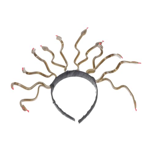 DECOMELODY Halloween Schlangen Stirnband Kopfzierde Cosplay Haarreif für Frauen Mädchen Party Kostüm Zubehör Karneval Bühne DECOMELODY Halloween Schlangen Stirnband Kopfzierde Cosplay Haarreif für Frauen Mädchen Party Kostüm Zubehör Karneval Bühne von DECOMELODY