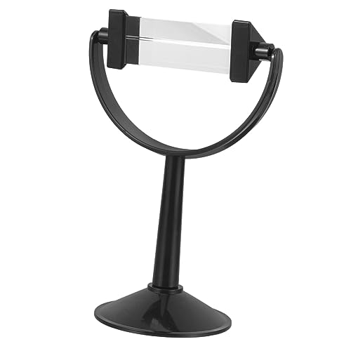 DECOMELODY Halterung Prisma Verdreifachen Physikalisches Experiment Lichtspektrum Dreieckiges Prisma Konvexe Linse Stand Dreiecksprisma Mit Halter Lichtbrechungsprisma Optisch Glas von DECOMELODY