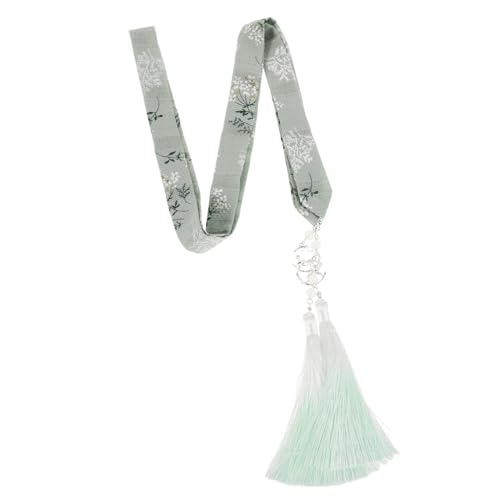 DECOMELODY Hanfu Haarband mit Kunstvoller Seidenquaste Traditionelles Chinesisches Haarschmuck Accessoire Vintage Stil Haarband für Hanfu Kostüm und Alltag Weiches Bequemes Design von DECOMELODY