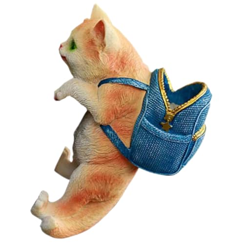 DECOMELODY Kreative Katzenfigur für Garten und Blumentopf Stabile Handgefertigte Skulptur zum Aufhängen Dekorative Gartendeko Katze Außen als für Katzenliebhaber DECOMELODY Kreative Katzenfigur für Garten und Blumentopf Stabile Handgefertigte Skulptur zum Aufhängen Dekorative Gartendeko Katze Außen als für Katzenliebhaber von DECOMELODY