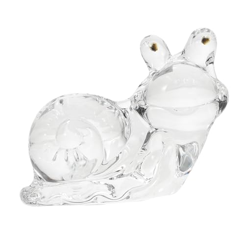 DECOMELODY Kristall Schneckenfigur Dekorative Kristallhandwerks Dekoration für Schreibtisch Stabile Transparente Schneckenstatue mit Glatter Oberfläche als Büro und Wohnraumdekoration DECOMELODY Kristall Schneckenfigur Dekorative Kristallhandwerks Dekoration für Schreibtisch Stabile Transparente Schneckenstatue mit Glatter Oberfläche als Büro und Wohnraumdekoration von DECOMELODY
