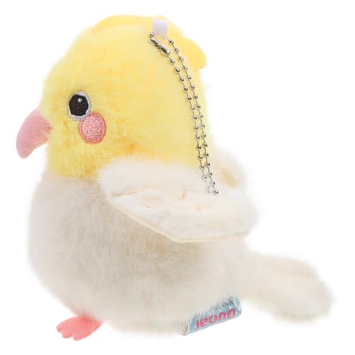 DECOMELODY Kuscheliger Papagei Plüsch Schlüsselanhänger für Taschen Adorables Nymphensittich Design Multifunktional als Taschenanhänger für Geburtstagsgeschenke und Partygeschenke DECOMELODY Kuscheliger Papagei Plüsch Schlüsselanhänger für Taschen Adorables Nymphensittich Design Multifunktional als Taschenanhänger für Geburtstagsgeschenke und Partygeschenke von DECOMELODY