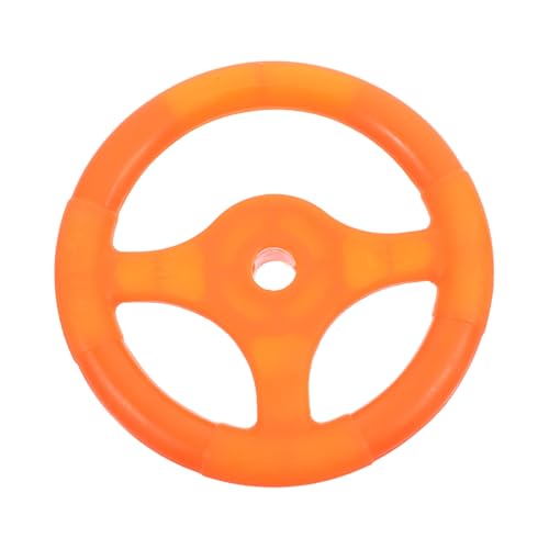 DECOMELODY Lenkrad Bumper Car Zubehör Lenkrad mit Kinderfreundlichem Griff Einfache Montage Geeignet für Kinderautos und Geburtstagsgeschenke Farblich in Leuchtendem Orange von DECOMELODY