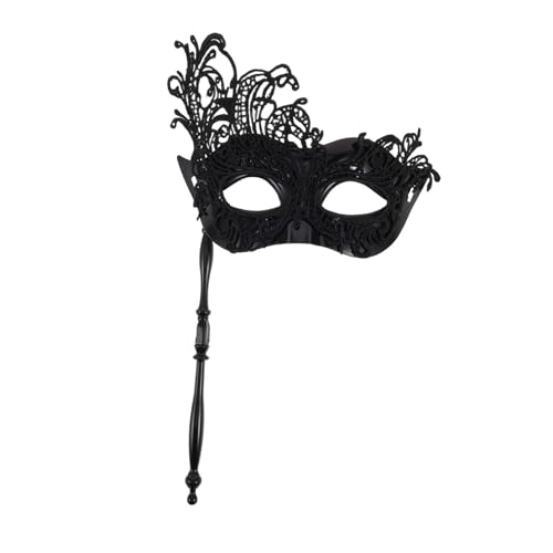 DECOMELODY Masquerade Maske Mit Stab Handgefertigte Spitzenmaske Für Damen Venezianische Karnevalsmasken Für Kostümpartys Ball Und Cosplay Veranstaltungen DECOMELODY Masquerade Maske Mit Stab Handgefertigte Spitzenmaske Für Damen Venezianische Karnevalsmasken Für Kostümpartys Ball Und Cosplay Veranstaltungen von DECOMELODY