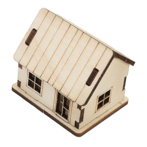 DECOMELODY Miniaturhaus Mini-Hausbausatz unfertiges Holzhaus Hausmodell kleines Holzhaus Miniatur-Holzhaus Mini - winziges Handwerkshaus aus Holz Miniaturgartenbauten hölzern Khaki DECOMELODY Miniaturhaus Mini-Hausbausatz unfertiges Holzhaus Hausmodell kleines Holzhaus Miniatur-Holzhaus Mini - winziges Handwerkshaus aus Holz Miniaturgartenbauten hölzern Khaki von DECOMELODY
