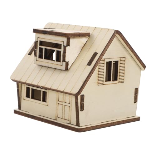 DECOMELODY Miniaturhaus Puppenhausbauzubehör Kindermöbelzubehör Winziges Holzhausfiguren Mini-hausbausatz Modellhaus-bausatz Holzhandwerkshaus Handwerkshaus Aus Holz Khaki Hölzern DECOMELODY Miniaturhaus Puppenhausbauzubehör Kindermöbelzubehör Winziges Holzhausfiguren Mini-hausbausatz Modellhaus-bausatz Holzhandwerkshaus Handwerkshaus Aus Holz Khaki Hölzern von DECOMELODY