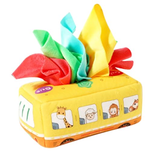 DECOMELODY Montessori Tissue Box aus Stabilem Sensorisches Aktivitätsspielzeug mit Verschiedenen Oberflächen Waschbar Wiederverwendbar Fördert Feinmotorik und Farberkennung für Kleinkinder DECOMELODY Montessori Tissue Box aus Stabilem Sensorisches Aktivitätsspielzeug mit Verschiedenen Oberflächen Waschbar Wiederverwendbar Fördert Feinmotorik und Farberkennung für Kleinkinder von DECOMELODY