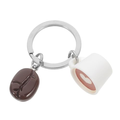 DECOMELODY Niedlicher Kaffeebohnen Schlüsselanhänger aus Dekorativer Taschenanhänger für Handtasche und Geldbörse Vielseitiger Schlüsselhalter Geschenkidee für Kaffeeliebhaber und Freunde DECOMELODY Niedlicher Kaffeebohnen Schlüsselanhänger aus Dekorativer Taschenanhänger für Handtasche und Geldbörse Vielseitiger Schlüsselhalter Geschenkidee für Kaffeeliebhaber und Freunde von DECOMELODY