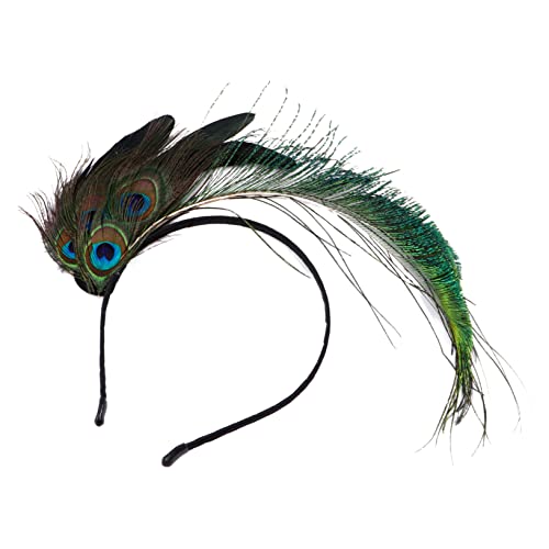 DECOMELODY Pfauenfeder Haarreif Damen Kopfschmuck Karneval Party Kostüm Accessoire mit Filigraner Handarbeit für Maskerade Halloween Festveranstaltungen DECOMELODY Pfauenfeder Haarreif Damen Kopfschmuck Karneval Party Kostüm Accessoire mit Filigraner Handarbeit für Maskerade Halloween Festveranstaltungen von DECOMELODY