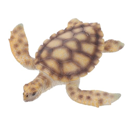 DECOMELODY Realistisches Schildkrötenmodell Dekoration für Schildkrötenliebhaber Fördert Kreativität und Farbverständnis für Garten und Innendekoration von DECOMELODY
