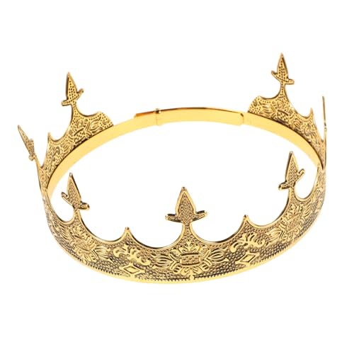 DECOMELODY Retro Königskrone für Herren Verstellbar Langlebig und Leicht Einzigartiges Design für Geburtstage Partys Hochzeiten Karneval und Cosplay Stilvolles edles Kostümzubehör DECOMELODY Retro Königskrone für Herren Verstellbar Langlebig und Leicht Einzigartiges Design für Geburtstage Partys Hochzeiten Karneval und Cosplay Stilvolles edles Kostümzubehör von DECOMELODY