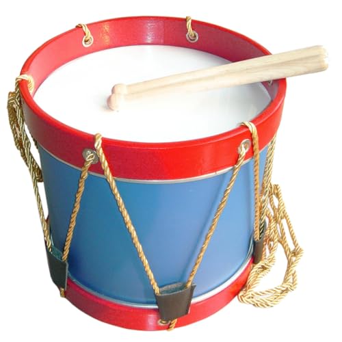 DECOMELODY Schlagzeug Percussion Instrument Snare Drum mit Trommelstöcken Stabiles Kindertrommel aus Sicherem Material Musikalischen Früherziehung und Koordinationsförderung Leicht und von DECOMELODY
