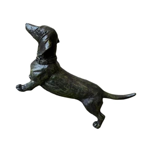 DECOMELODY Schwarzer Hund Dackel Figur Ornament Tier Dekoration Aus Harz Für Topfpflanzen Und Zuhause DECOMELODY Schwarzer Hund Dackel Figur Ornament Tier Dekoration Aus Harz Für Topfpflanzen Und Zuhause von DECOMELODY
