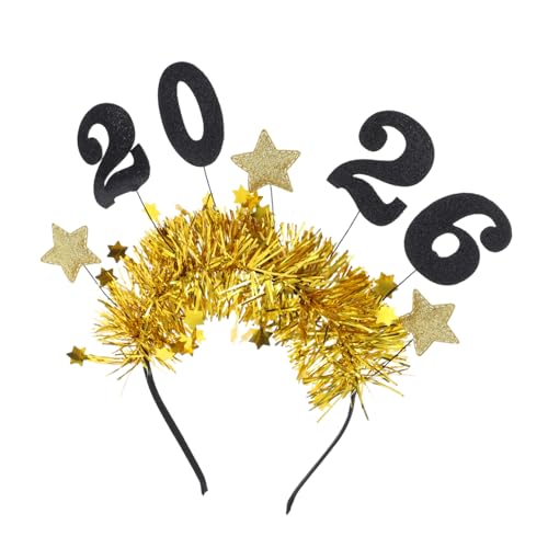 DECOMELODY Silvester-stirnband: 2026 Funkelndes Sternen-stirnband Für Party-dekorationen – Festlicher Glitzernder Kopfschmuck Für Frauen Als Partygeschenk DECOMELODY Silvester-stirnband: 2026 Funkelndes Sternen-stirnband Für Party-dekorationen – Festlicher Glitzernder Kopfschmuck Für Frauen Als Partygeschenk von DECOMELODY