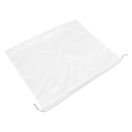 DECOMELODY Staubbeutel kleiderbeutel kleidersack schuhsack Handtaschenabdeckung Handtaschenschutz großer Rucksack mit Kordelzug Handtasche Aufbewahrungstasche Seidenbeutel Polyester Weiß von DECOMELODY