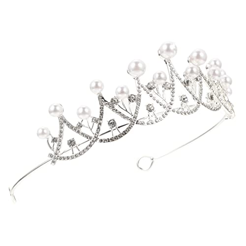 DECOMELODY Stirnband mit Perlen Glänzendes Party Haarband für Mädchen Leichtes Crown Design Haaraccessoire Modisches Mädchen Party DECOMELODY Stirnband mit Perlen Glänzendes Party Haarband für Mädchen Leichtes Crown Design Haaraccessoire Modisches Mädchen Party von DECOMELODY