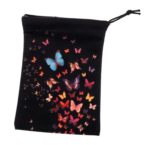 DECOMELODY Tarot Karten Beutel aus Weichem Samt mit Kordelzug Tragbare Aufbewahrungstasche für Tarotkarten Schmuck und Kleine Accessoires Stilvoller Organizer für Divinatorische Utensilien DECOMELODY Tarot Karten Beutel aus Weichem Samt mit Kordelzug Tragbare Aufbewahrungstasche für Tarotkarten Schmuck und Kleine Accessoires Stilvoller Organizer für Divinatorische Utensilien von DECOMELODY