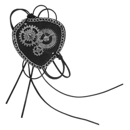 DECOMELODY Vintage Piraten Augenklappe Cosplay Augenbinde mit Nieten für Erwachsene Party Masquerade Halloween Zubehör Atmungsaktiv Leicht DECOMELODY Vintage Piraten Augenklappe Cosplay Augenbinde mit Nieten für Erwachsene Party Masquerade Halloween Zubehör Atmungsaktiv Leicht von DECOMELODY