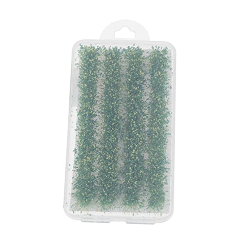 DECORNIJIA 1 Schachtel Blumen und Pflanzen grünes Kunstgras Miniatur Gartenhandwerksgras künstliche blüten Artificial Flower Mini-Gras-Cluster selber Machen Mini-Grasbüschel- Weiß Green von DECORNIJIA