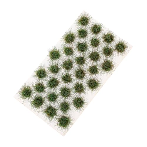 DECORNIJIA 1 Set Modell Sand Tisch Rasen Modell Gras Miniaturen Gras Simulation Gras Miniatur Gras Büschel Miniatur Modellierung Gras Miniatur Gras Büschel Kunststoff Grün von DECORNIJIA
