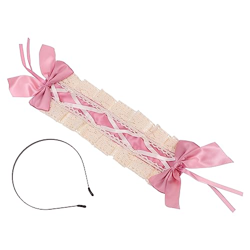 DECORNIJIA 1 Stück Spitzen Stirnband Flauschiges Band Schleife Haarband Party Spitzenschleife Kopfbedeckung Spitzen Haarschleife Stirnbänder Gothic Stirnband Spitzen Dienstmädchen DECORNIJIA 1 Stück Spitzen Stirnband Flauschiges Band Schleife Haarband Party Spitzenschleife Kopfbedeckung Spitzen Haarschleife Stirnbänder Gothic Stirnband Spitzen Dienstmädchen von DECORNIJIA