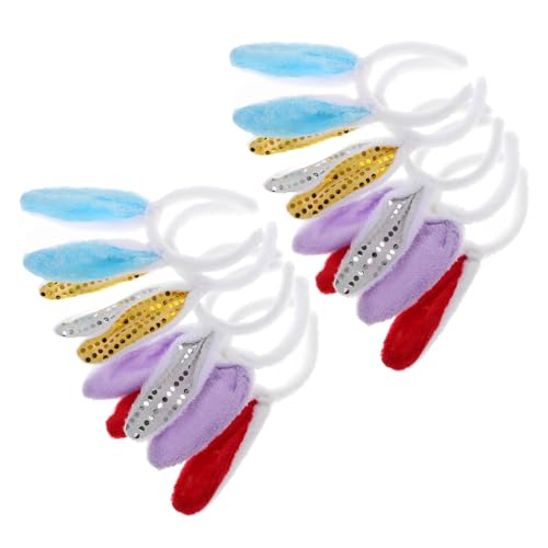 DECORNIJIA 10 Stück Plüsch Hasenohren Haarreif Niedliche Haaraccessoires für Ostern Cosplay und Partys Kostümzubehör für Mädchen DECORNIJIA 10 Stück Plüsch Hasenohren Haarreif Niedliche Haaraccessoires für Ostern Cosplay und Partys Kostümzubehör für Mädchen von DECORNIJIA