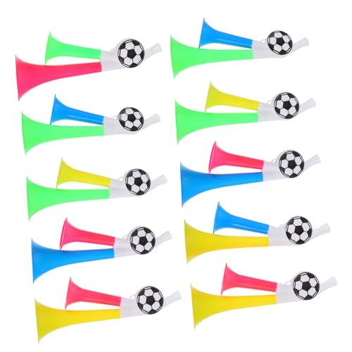 DECORNIJIA 10 Stück Teiliges Fußball Airhorn Handliches Druckluft Fanfarenhorn Lautes Jubelspielzeug für Sportevents Partys und Fans Farblich und Stilistisch Zufällig Einfach zu Bedienen DECORNIJIA 10 Stück Teiliges Fußball Airhorn Handliches Druckluft Fanfarenhorn Lautes Jubelspielzeug für Sportevents Partys und Fans Farblich und Stilistisch Zufällig Einfach zu Bedienen von DECORNIJIA