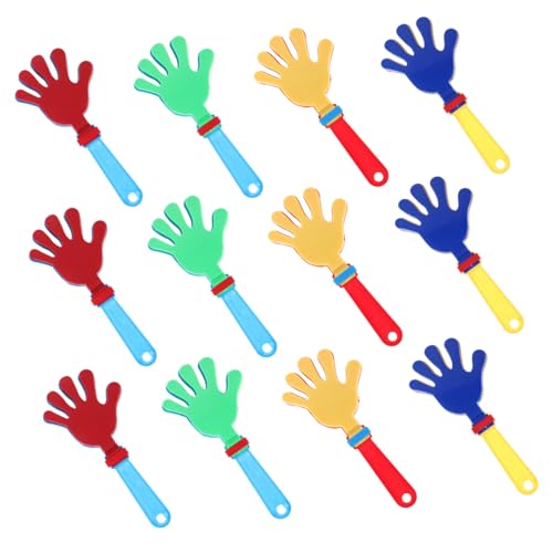 DECORNIJIA 12 Stück Teiliges Bunte Kunststoff Handklatschen Leichte Handklatscher Noisemaker für Partys und Spiele Sicher und Einfach zu Halten Fördert Spielerisch DECORNIJIA 12 Stück Teiliges Bunte Kunststoff Handklatschen Leichte Handklatscher Noisemaker für Partys und Spiele Sicher und Einfach zu Halten Fördert Spielerisch von DECORNIJIA