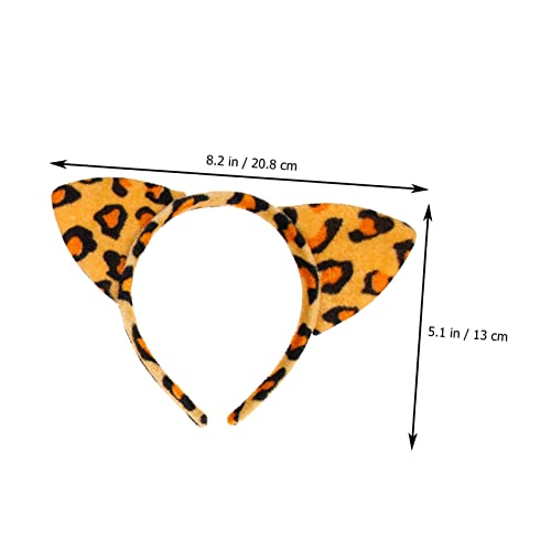 DECORNIJIA 12 Stück Teiliges Leopardenmuster Katzenohren Haarreif Flauschige Tierohren Stirnbänder für Party Cosplay Kostümzubehör Bunte Mischung für Karneval und Halloween DECORNIJIA 12 Stück Teiliges Leopardenmuster Katzenohren Haarreif Flauschige Tierohren Stirnbänder für Party Cosplay Kostümzubehör Bunte Mischung für Karneval und Halloween von DECORNIJIA