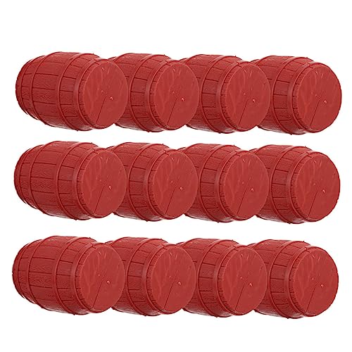 DECORNIJIA 14 Stück Teiliges Mini Piratenfässer Modellset PVC Realistische Mikrolandschaft Dekoration Abnehmbare Sandtisch Zubehör für DIY Miniatur Szenen Detailreich und Langlebig von DECORNIJIA