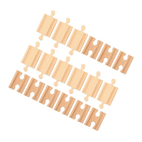 DECORNIJIA 18 Stück Teiliges Holzspielzeug Eisenbahn Schienen Zubehör Kompatibel mit Holz Zugstrecken Kindgerechtes Montageset Feinmotorik und Logischem Langlebig und Sicher DECORNIJIA 18 Stück Teiliges Holzspielzeug Eisenbahn Schienen Zubehör Kompatibel mit Holz Zugstrecken Kindgerechtes Montageset Feinmotorik und Logischem Langlebig und Sicher von DECORNIJIA