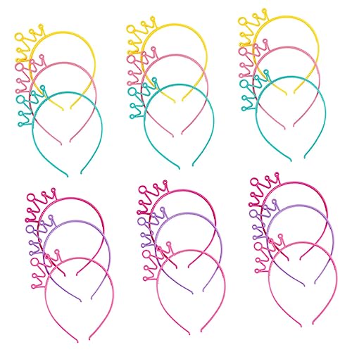 DECORNIJIA 18 Stück Teiliges Mädchen Haarreif Bunte Haarbänder Leichtes Party Accessoire für Geburtstagsfeiern Fasching Kostüm und Festliche Anlässe DECORNIJIA 18 Stück Teiliges Mädchen Haarreif Bunte Haarbänder Leichtes Party Accessoire für Geburtstagsfeiern Fasching Kostüm und Festliche Anlässe von DECORNIJIA