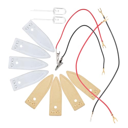 DECORNIJIA 1Satz Kupfer Zink Blechset für Fruchtbatterie Experimente Experimentierwerkzeuge zur Erkundung von Elektrizität Robust Tragbar für DIY Projekte von DECORNIJIA