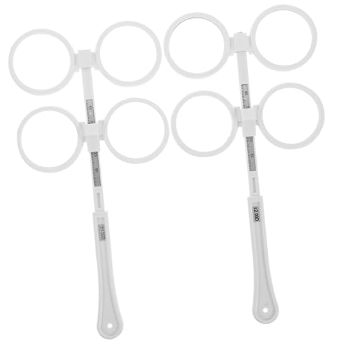 DECORNIJIA 2 Stck Optischer Flipper aus Verstellbar für Erwachsene und Flip linse zur Amblyopie Astigmatismus verbesserung Flexibles Optometrie zubehör Einfach zu Bedienen von DECORNIJIA