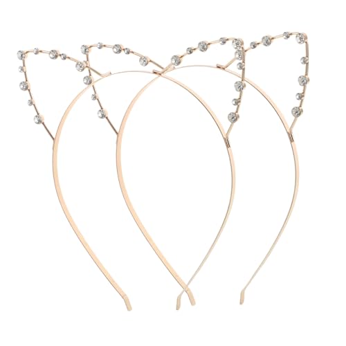 DECORNIJIA 2 Stück Katzenohren Haarreif aus Langlebiger Glitzerndes Leichtes für Damen Vielseitiges Party und Cosplay Accessoire Modisch und Bequem für Alltag und Spa DECORNIJIA 2 Stück Katzenohren Haarreif aus Langlebiger Glitzerndes Leichtes für Damen Vielseitiges Party und Cosplay Accessoire Modisch und Bequem für Alltag und Spa von DECORNIJIA