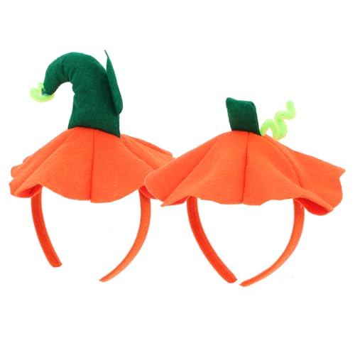 DECORNIJIA 2 Stück Kürbis Haarband Halloween Kostüm Kopfschmuck für Bequemes und Passendes Stirnband für Partys und Feiern Accessoire für Cosplay und Feste DECORNIJIA 2 Stück Kürbis Haarband Halloween Kostüm Kopfschmuck für Bequemes und Passendes Stirnband für Partys und Feiern Accessoire für Cosplay und Feste von DECORNIJIA