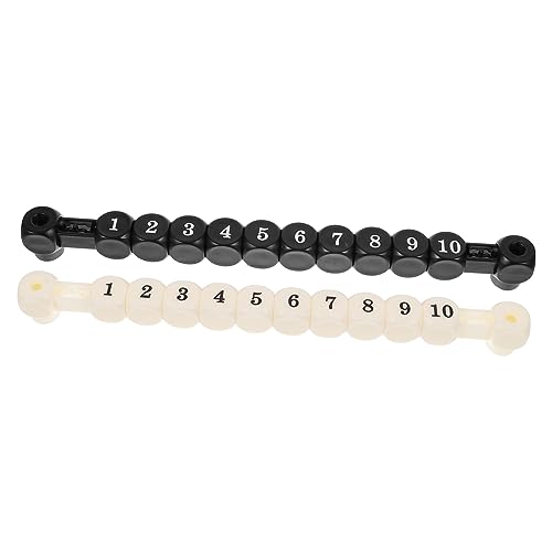 DECORNIJIA 2 Stück Multifunktionale Tischfußball Torzähler Score Bars Tragbare Punktezähler für Fußballtisch Robustes Kunststoff Design Teiliges in Schwarz und Weiß Geeignet für Tischfußball DECORNIJIA 2 Stück Multifunktionale Tischfußball Torzähler Score Bars Tragbare Punktezähler für Fußballtisch Robustes Kunststoff Design Teiliges in Schwarz und Weiß Geeignet für Tischfußball von DECORNIJIA