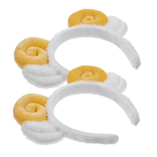 DECORNIJIA 2 Stück Schafsohren Haarreif Lustiges Party Haarband Kostümzubehör Cosplay Accessoire Atmungsaktiv Unisex Für Maskerade Karneval Festveranstaltungen von DECORNIJIA
