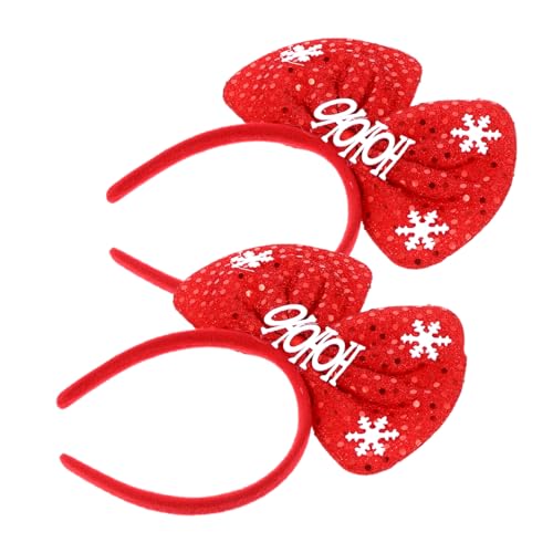DECORNIJIA 2 Stück Teiliges Weihnachts Haarband für Breites Stirnband mit Großem Schleifen Kopfschmuck Modisch und Langlebig Geeignet für Party Cosplay und Festliche Anlässe DECORNIJIA 2 Stück Teiliges Weihnachts Haarband für Breites Stirnband mit Großem Schleifen Kopfschmuck Modisch und Langlebig Geeignet für Party Cosplay und Festliche Anlässe von DECORNIJIA