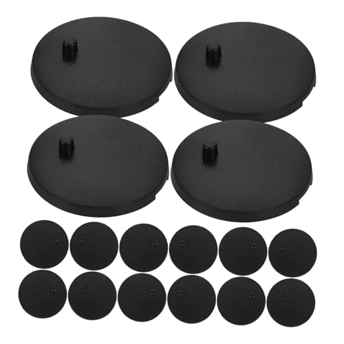 DECORNIJIA 20 Stück Teiliges Action Figuren Ständer Rund Kunststoff Basis Stabiler Halt Vielseitig Kompatibel für Sammlerfiguren Einfache Montage für Ordentliche Präsentation von DECORNIJIA